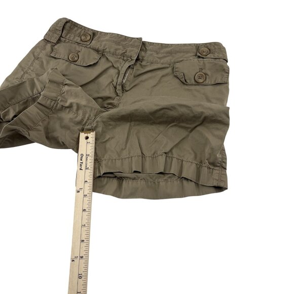 Ann Taylor Loft Womens Khaki Shorts Size 6 Cotton - Picture 3 of 5